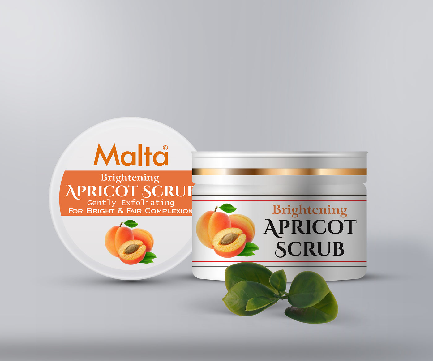 Malta Brightening Apricot Scrub