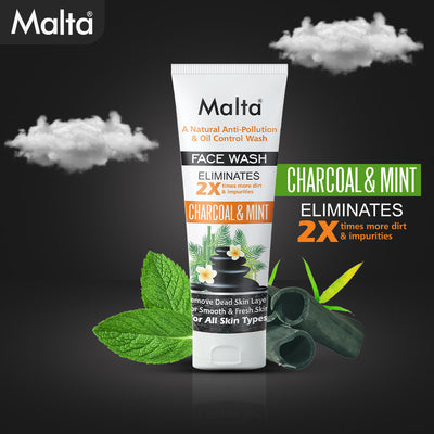 Malta Charcoal & Mint Face wash