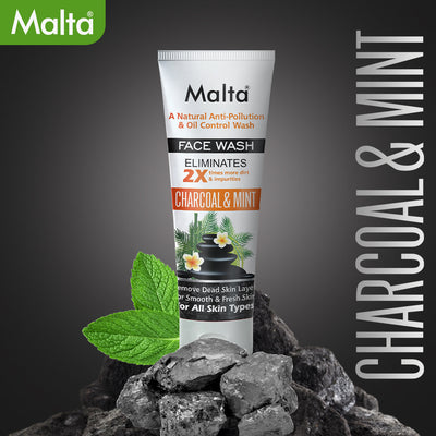 Malta Charcoal & Mint Face wash