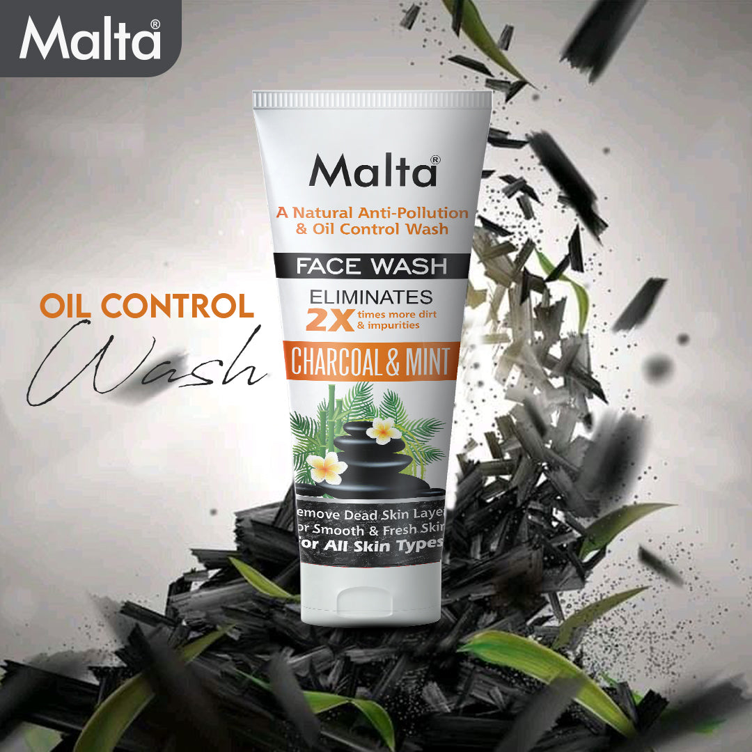 Malta Charcoal & Mint Face wash